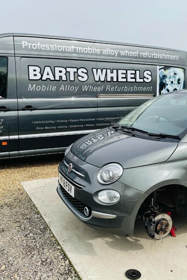 alloy wheel refurbishment collection & delivery - barts wheels